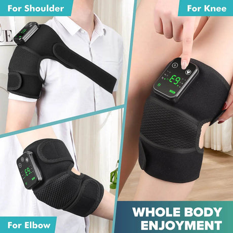 Wireless Heated Knee Elbow Shoulder Massage Pad Thermal Therapy - hailicare - Sleep Galleria
