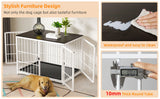 Multifunctional Wooden Dog Crate With Removable Tray