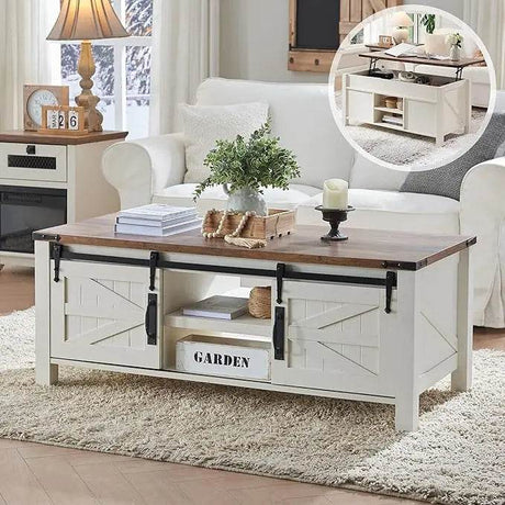 Farmhouse Lift-Top Coffee Table - Sleep Galleria
