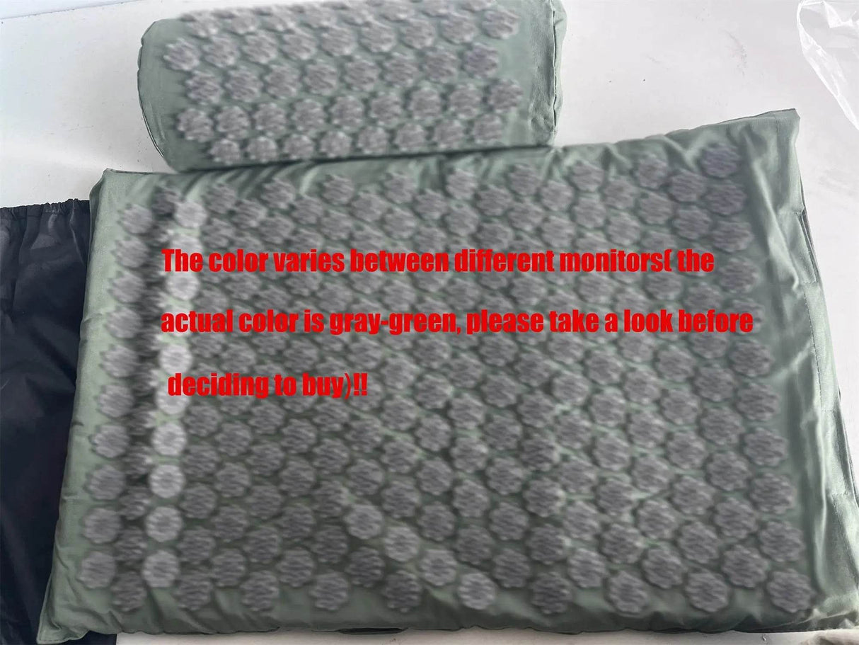Acupressure Massage Mat With Cushion And Pillow Set - Sleep Galleria