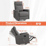360 Swivel High Back Recliner Chair - Sleep Galleria