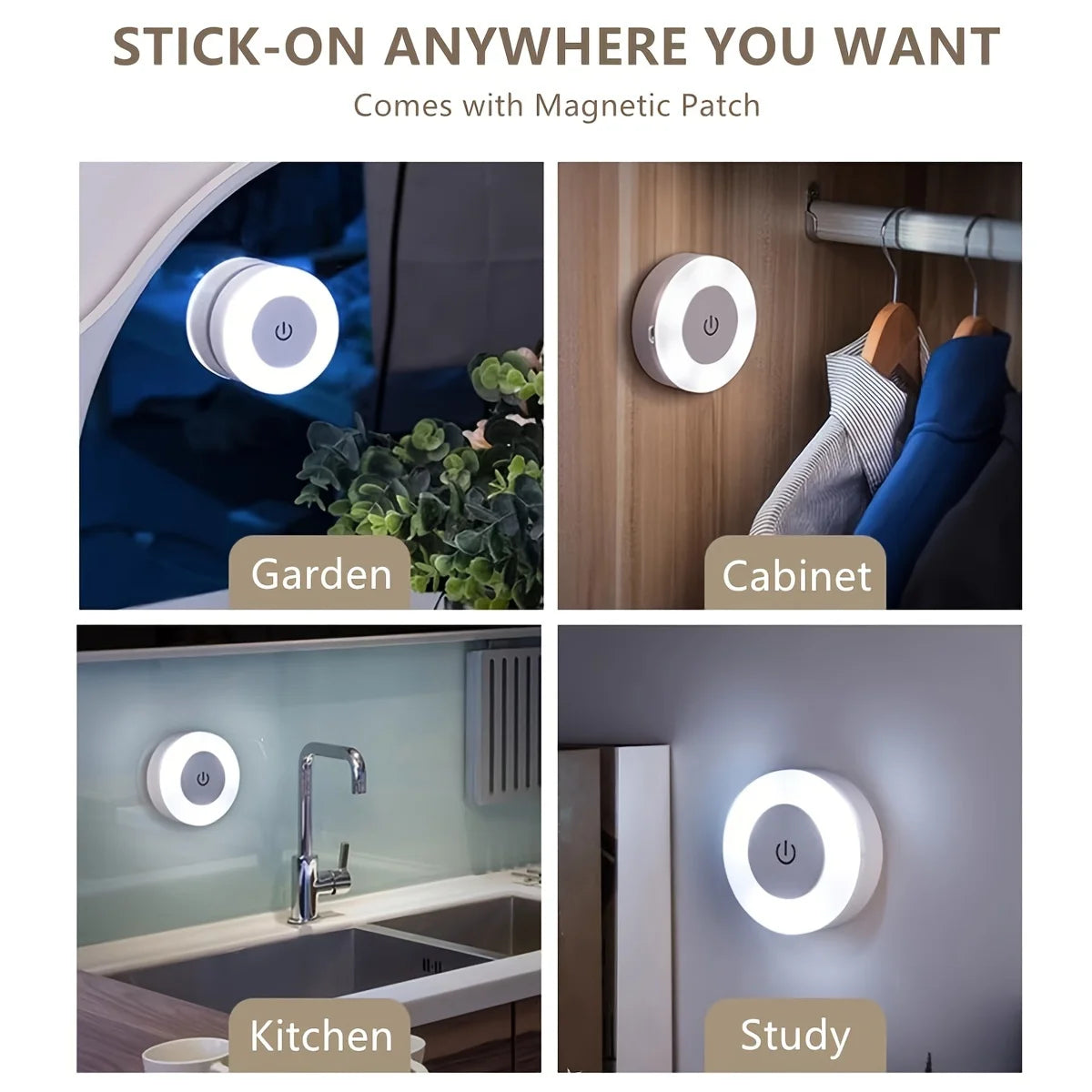 Rechargeable Touch-Sensitive LED Night Light