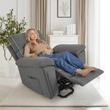 Electric Overstuffed Power Lift Recliner Chair - Sleep Galleria