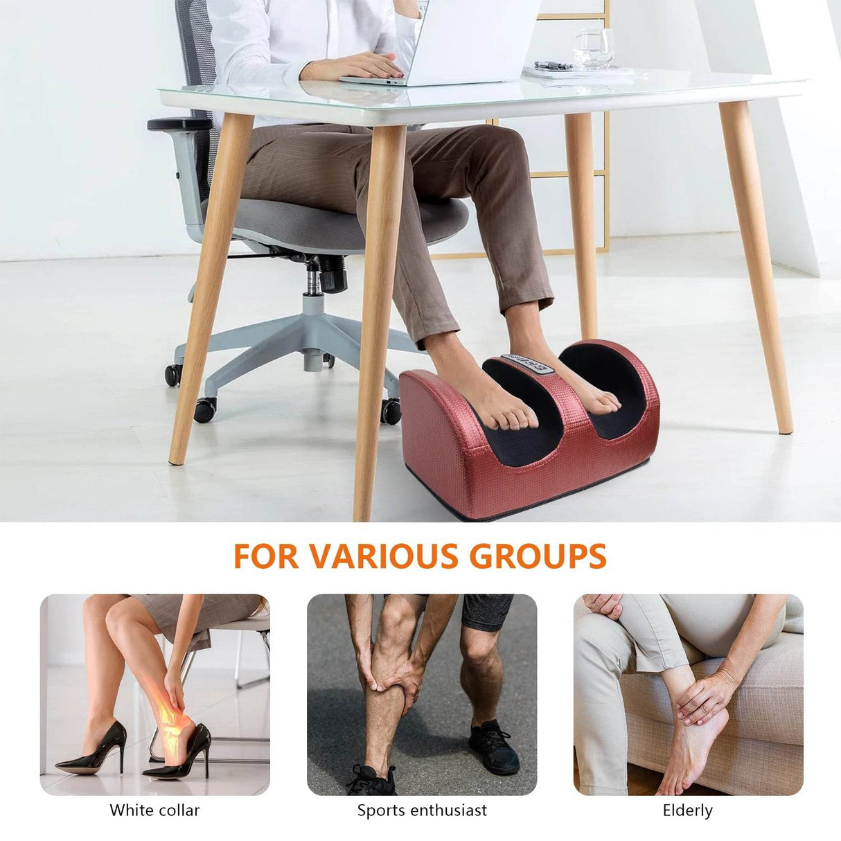 Electric Heating Foot Leg Kneading Massage Device - Slumberine - Sleep Galleria