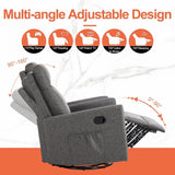 360 Swivel High Back Recliner Chair - Sleep Galleria