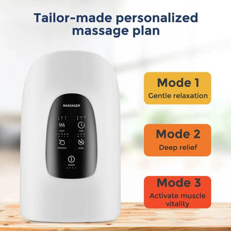 Electric Hand Massager Air Compression Hot Compress Device - Sleep Galleria