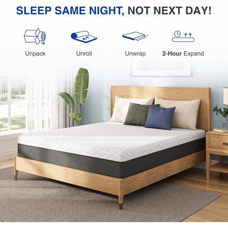 Soft 10 - Inch Gel - Infused Memory Foam Mattress - XMSJ - Sleep Galleria