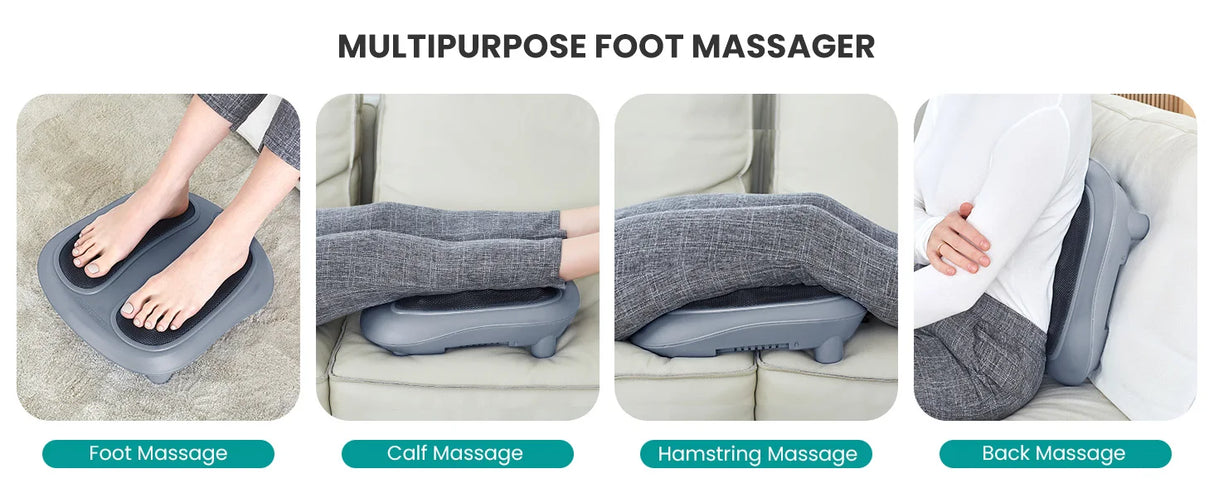 Shiatsu Electric Foot Massager With Heating Therapy