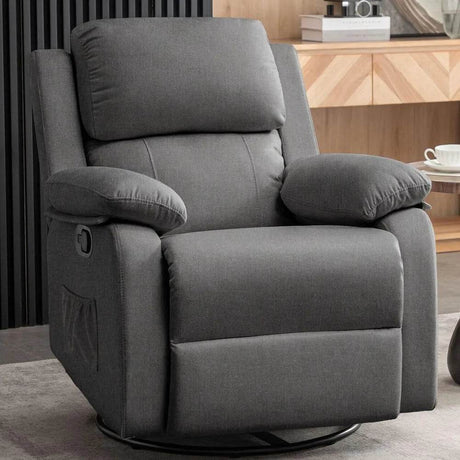 360 - Degree Swivel Rocker Recliner Chair - Calmora - Sleep Galleria