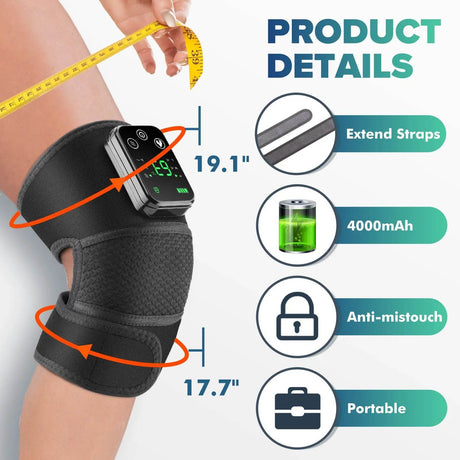 Wireless Heated Knee Elbow Shoulder Massage Pad Thermal Therapy - hailicare - Sleep Galleria