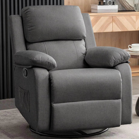 360 - Degree Swivel Rocker Recliner Chair - Calmora - Sleep Galleria