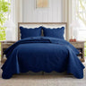 3-Piece Reversible Microfiber Quilt Bedding Set - Sleep Galleria
