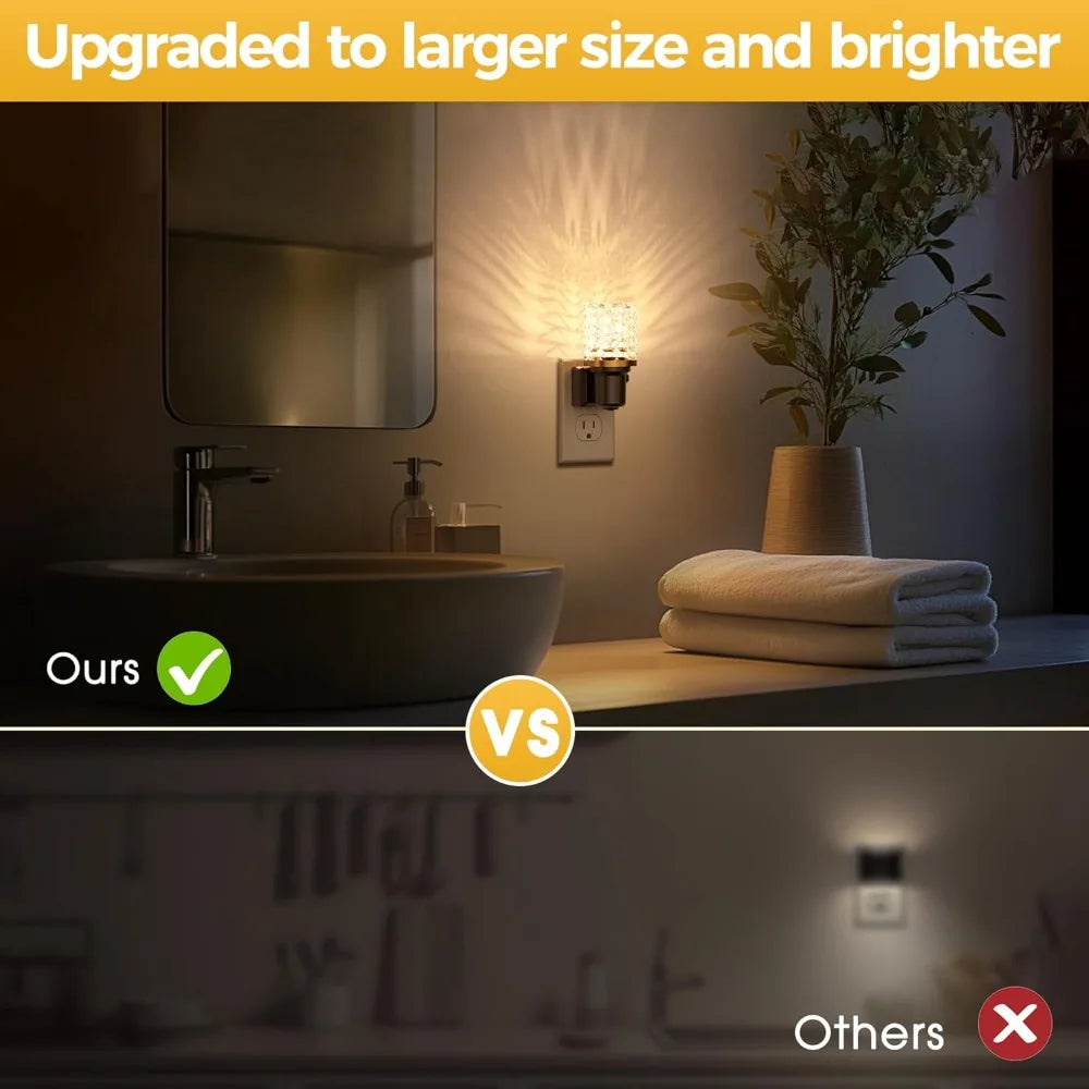 Adjustable Dimmable LED Crystal Decorative Night Light