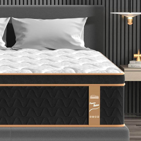 Medium Gel Memory Foam Hybrid Mattress - BedStory - Sleep Galleria