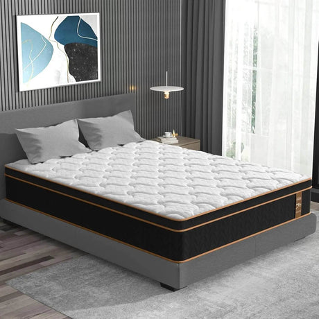 Medium Gel - Infused Memory Foam Hybrid Mattress - BedStory - Sleep Galleria
