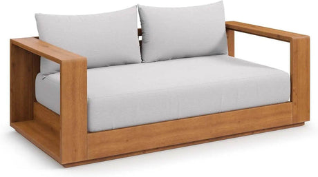 Acacia Wood Outdoor Patio Loveseat - XMSJ - Sleep Galleria