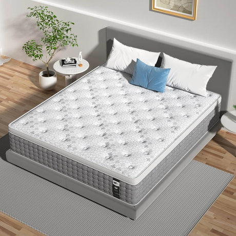 Medium Gel Memory Foam Pocket Spring Mattress - BedStory - Sleep Galleria