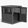 Lockable Resin Dog Crate End Table Nightstand
