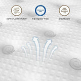 Medium Cooling Gel-Infused Hybrid Mattress 12-Inch - Sleep Galleria