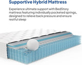 Medium Hybrid Memory Foam Pocket Spring Mattress - BedStory - Sleep Galleria