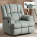 Manual Swivel Rocking Oversized Recliner Chair - Calmora - Sleep Galleria