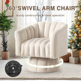 Modern Velvet 360-Degree Swivel Chair - Sleep Galleria