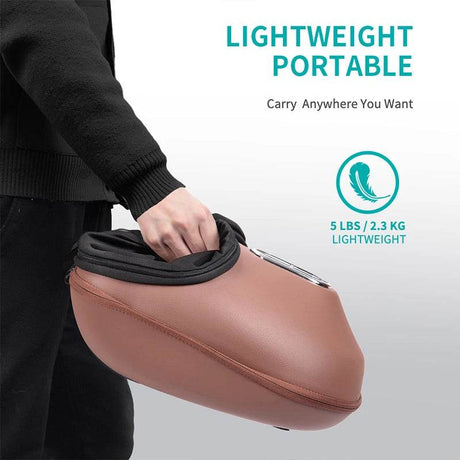 Electric Foot Massager with Heat Compression Shiatsu Therapy - Sleep Galleria