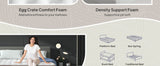Medium Gel-Infused Hybrid Memory Foam Mattress - Sleep Galleria