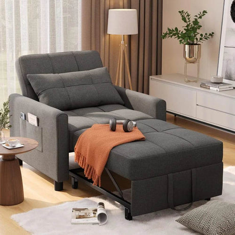 3 - in - 1 Convertible Sleeper Chair Bed - XMSJ - Sleep Galleria