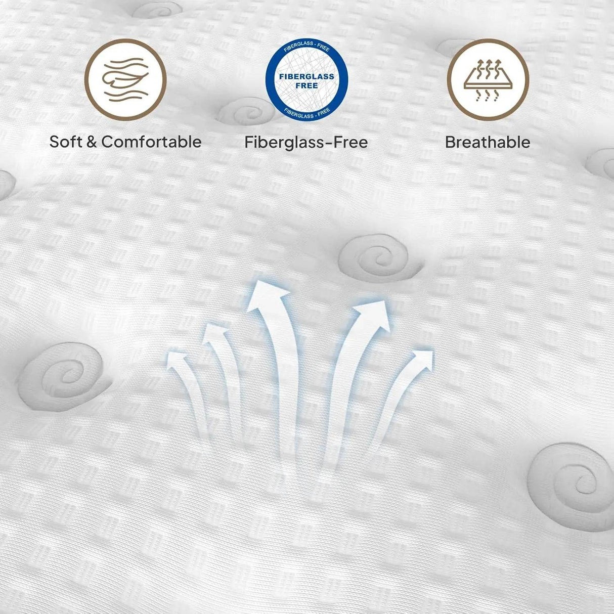 Medium Gel Memory Foam Hybrid Mattress - Sleep Galleria