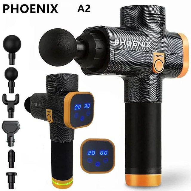 Portable Deep Tissue Massage Gun With 6 Attachments - Sleep Galleria