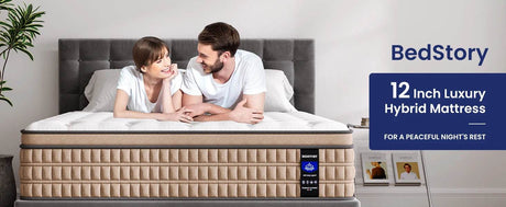 Medium Hybrid Gel Memory Foam Mattress - BedStory - Sleep Galleria