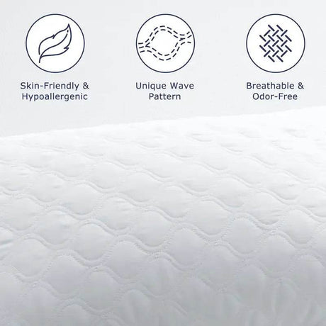 Set of 2 Soft Hypoallergenic Neck Pillows - BedStory - Sleep Galleria