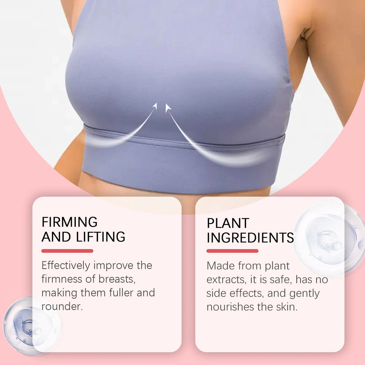 Herbal Breast Enlargement Massage Oil for Elastic Skin
