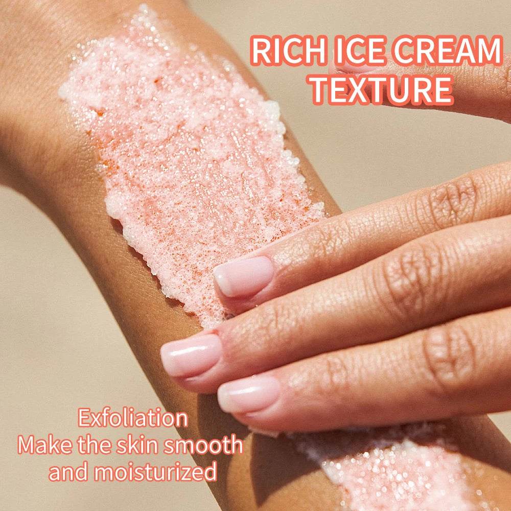 Himalayan Salt Turmeric Coconut Hydrating Face Body Scrub - Sleep Galleria