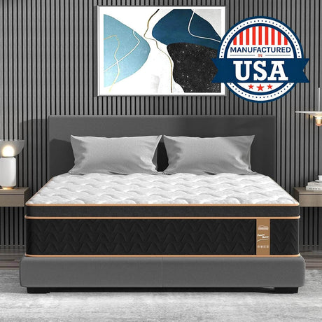 Medium Hybrid Gel Memory Foam Pocket Spring Mattress - BedStory - Sleep Galleria