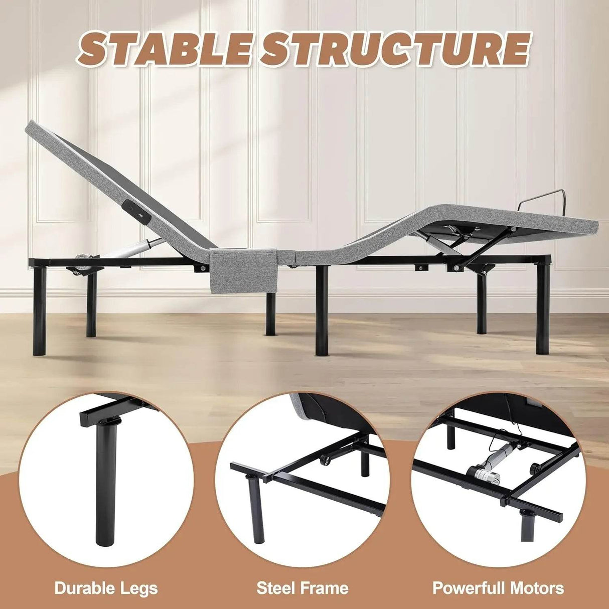 Adjustable Massage Electric Bed Frame With Zero Gravity - Sleep Galleria