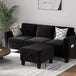 Modern Convertible L Shaped Sectional Sofa - Calmora - Sleep Galleria