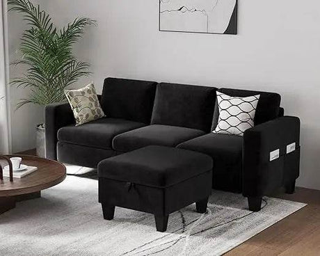 Modern Convertible L Shaped Sectional Sofa - Calmora - Sleep Galleria