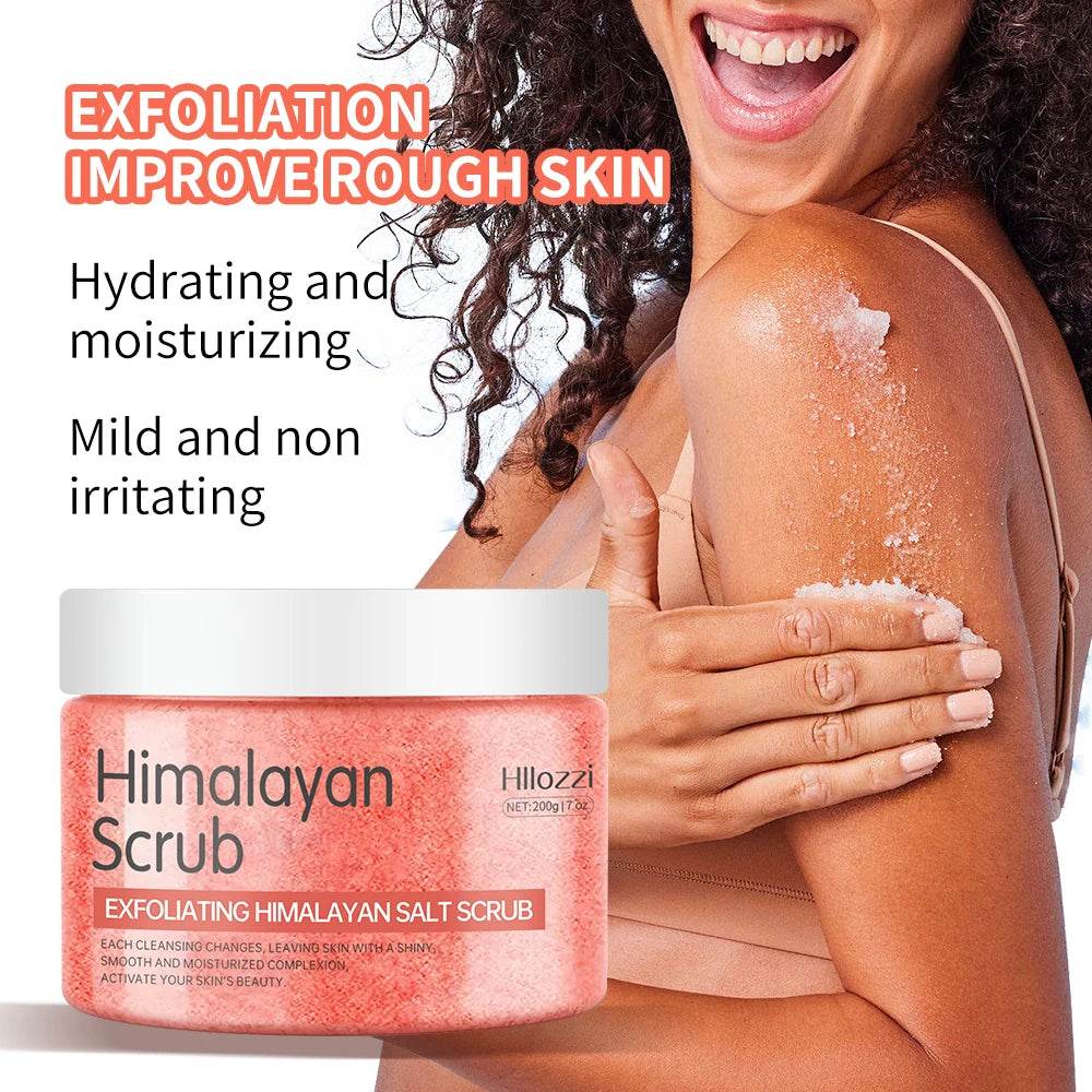 Himalayan Salt Turmeric Coconut Hydrating Face Body Scrub - Sleep Galleria