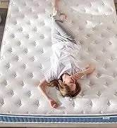 12/14 Inch HybridFullKingQueen Mattress in a Box, Gel Memory Foam Mattress, Individually Wrapped Pocket Coils Innerspring Mattre - Sleep Galleria