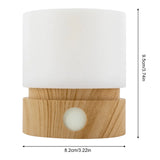 Soft Glow LED Cylindrical Bedside Night Light
