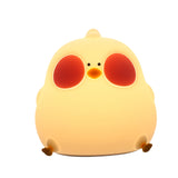 Cute Silicone Chicken RGB Color Changing Rechargeable Night Light