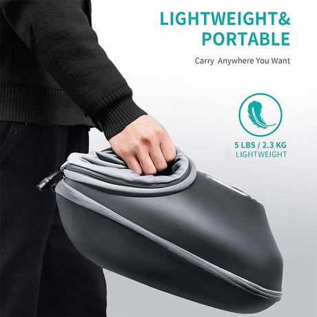 Electric Foot Massager Heating Air Compression Shiatsu Therapy - Sleep Galleria