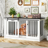 Extra Large Indoor Heavy Duty Furniture-Style Dog Crate