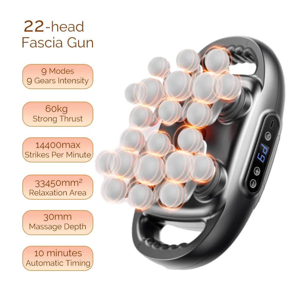 22 - Head High - Frequency Vibration Body Massage Gun - foreverlily - Sleep Galleria