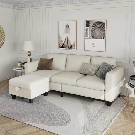 L - Shaped Modular Sectional Sofa With Storage - XMSJ - Sleep Galleria
