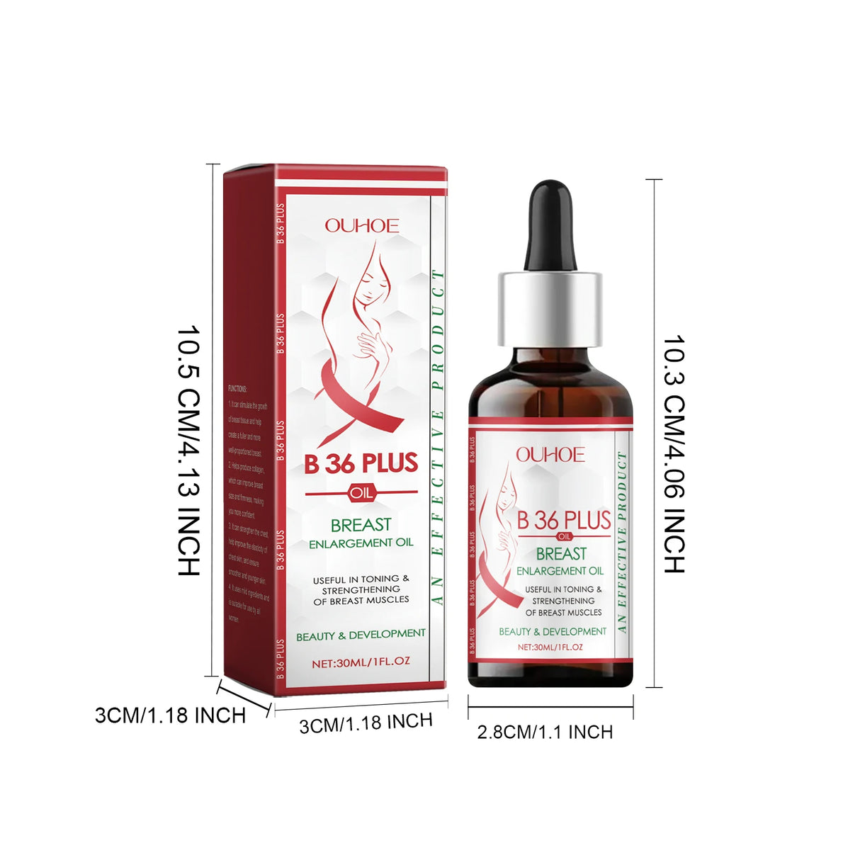Herbal Breast Enlargement Massage Oil for Elastic Skin