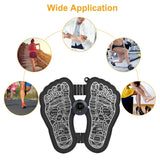 Electric USB Rechargeable Foot Circulation Massager Pad