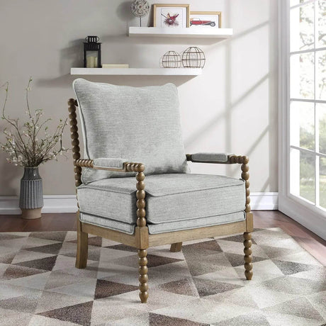 Rustic Fletcher Spindle Accent Chair - XMSJ - Sleep Galleria